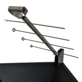 Estaca 4 Espetos e Catraca em Aço Inox