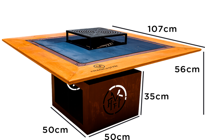 CHURRASQUEIRA RAN COM MOLDURA PERSONALIZADA