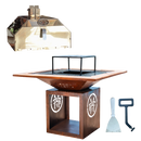 COMBO 3 - CHURRASQUEIRA BARN COM MOLDURA PERSONALIZADA + FORNO