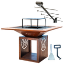 COMBO 2 - CHURRASQUEIRA BARN COM MOLDURA PERSONALIZADA + ESTACA