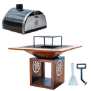 COMBO 3 - CHURRASQUEIRA BARN COM MOLDURA PERSONALIZADA + FORNO