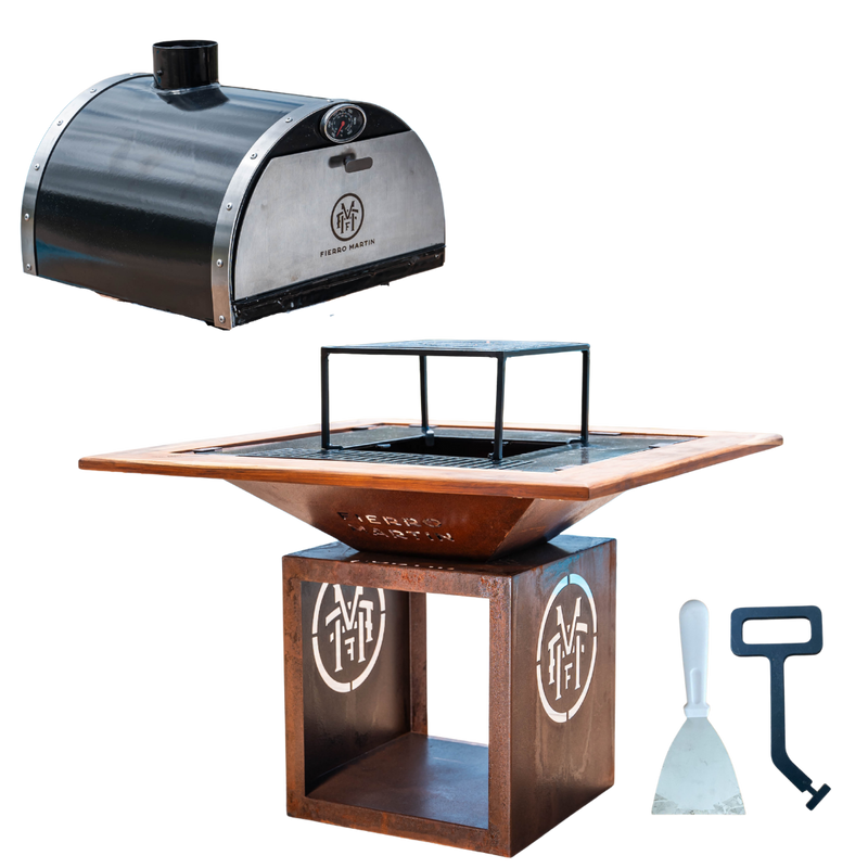 COMBO 3 - CHURRASQUEIRA BARN COM MOLDURA PERSONALIZADA + FORNO