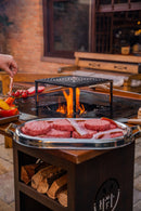 CHURRASQUEIRA HELL COM MOLDURA PERSONALIZADA