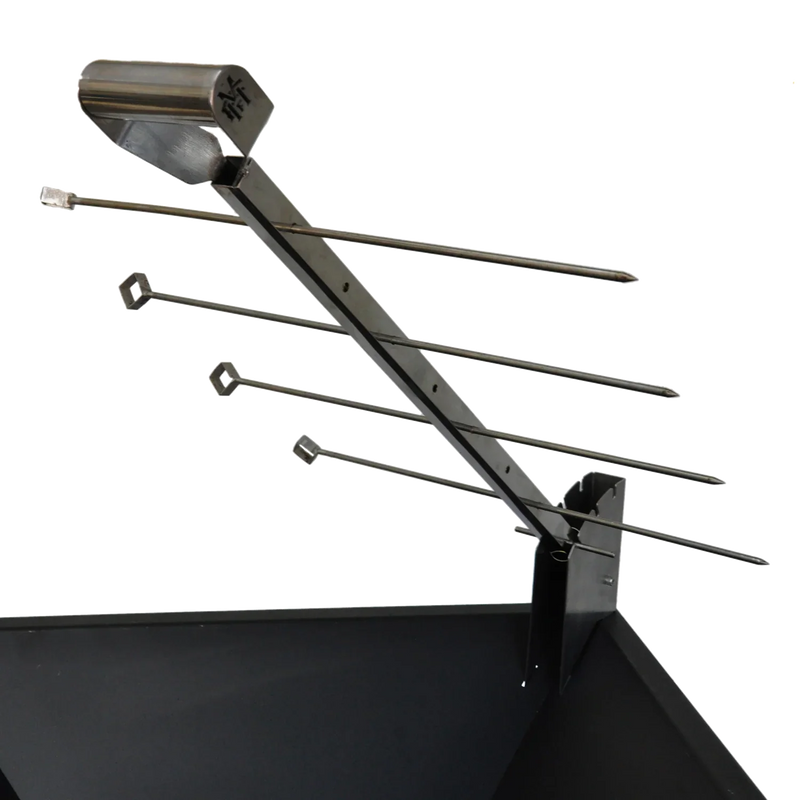 Estaca 4 Espetos e Catraca em Aço Inox