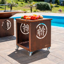 Balcão Rumpe  com Tabua de Corte + 4 pés + 4 rodinhas