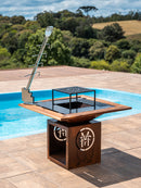 Churrasqueira Gourmet BARN + Moldura Personalizada + Espeto de Costelão + Tampa