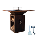 CHURRASQUEIRA HELL COM MOLDURA PERSONALIZADA