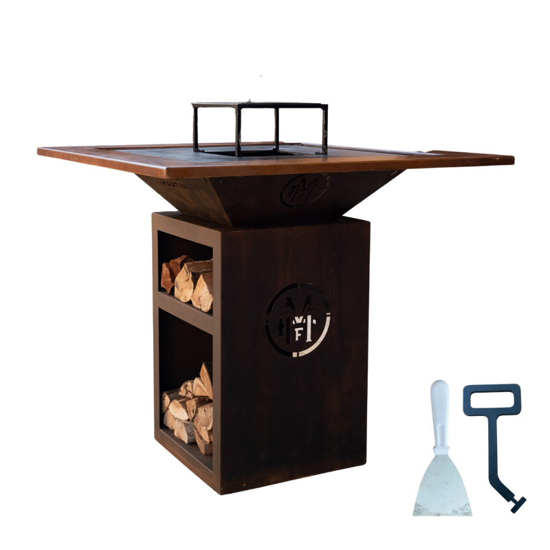 CHURRASQUEIRA HELL COM MOLDURA PERSONALIZADA