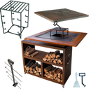 COMBO 10 - ESTAÇÃO GOURMET IDUN + ESTACA + VARAL ALTO + TAMPA