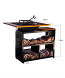COMBO 18 - ESTAÇÃO GOURMET IDUN + FORNO + PORTA ESPETINHO + TÁBUA G