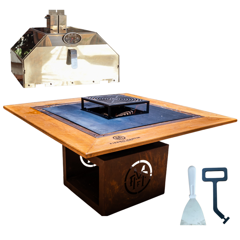 COMBO 6 - CHURRASQUEIRA RAN COM MOLDURA PERSONALIZADA + FORNO