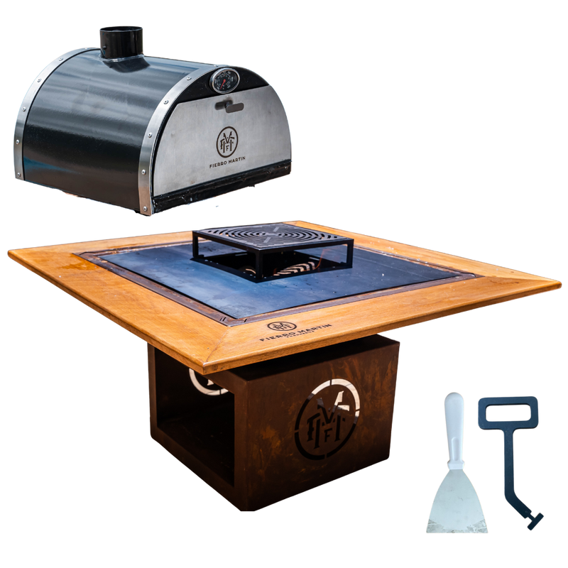 COMBO 6 - CHURRASQUEIRA RAN COM MOLDURA PERSONALIZADA + FORNO