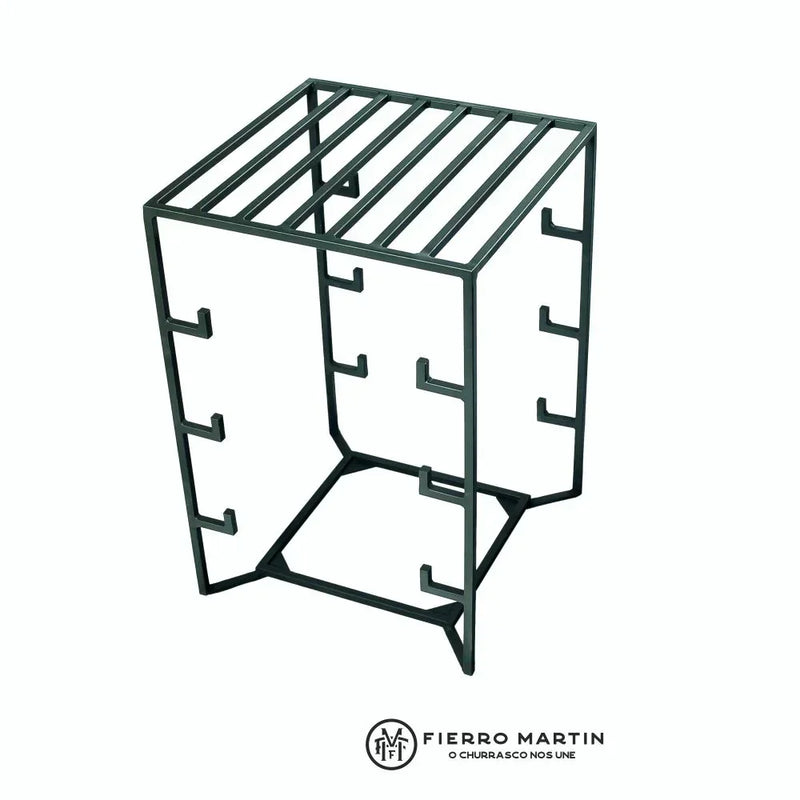 COMBO 4 - CHURRASQUEIRA RAN COM MOLDURA PERSONALIZADA + ESTACA + VARAL ALTO + TAMPA