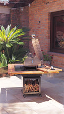 COMBO 6 - CHURRASQUEIRA RAN COM MOLDURA PERSONALIZADA + FORNO