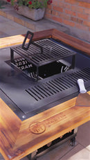 CHURRASQUEIRA RAN ESMALTADA COM MOLDURA PERSONALIZADA